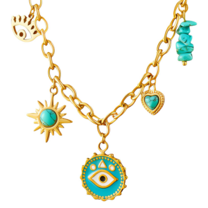 Evil Eyes" Necklace
