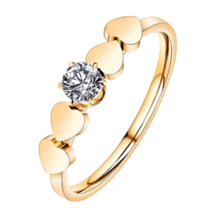 “Hearts” ring